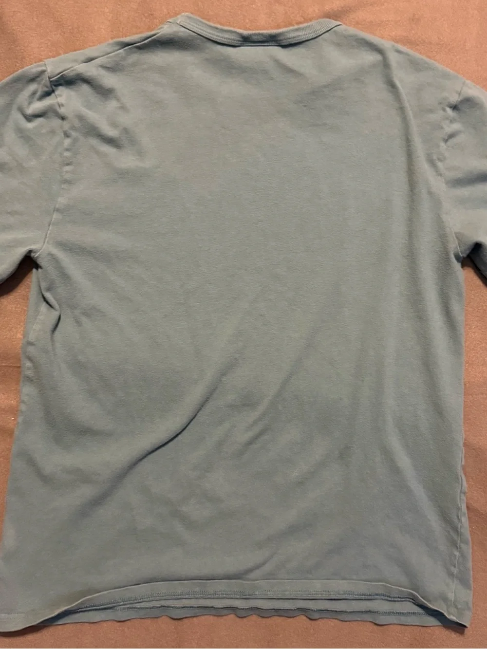 Champion Classic Logo T-Shirt Men’s Medium Blue Green Short Sleeve Tee - Picture 4 of 4